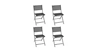 Slickblue Set of 4 Outdoor Camping Deck Garden Folding Chairs