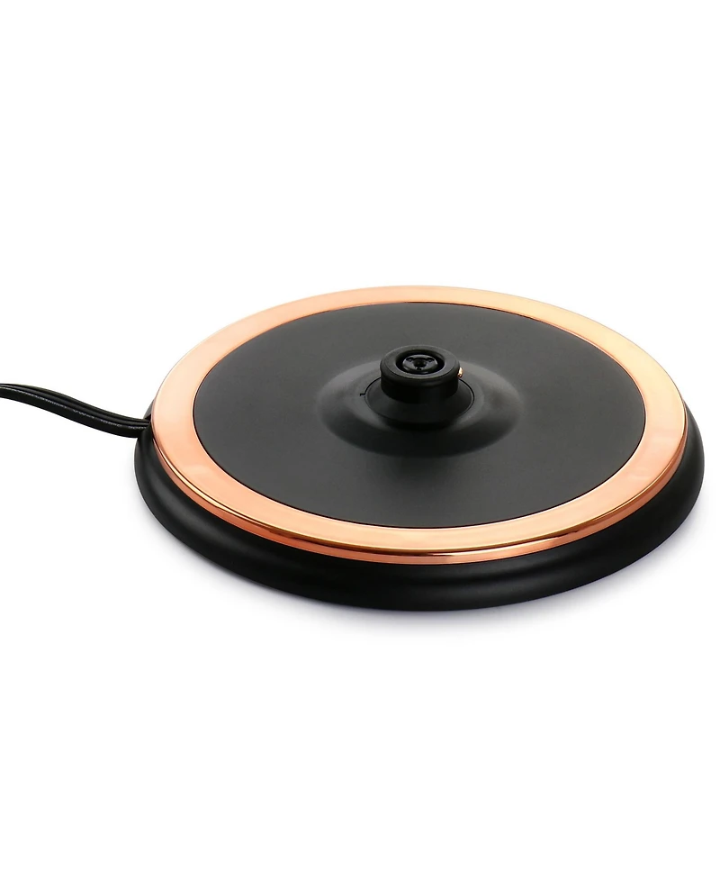 MegaChef 1.8 Quart Half Circle Electric Kettle with Thermostat