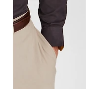 Tayion Collection Men's Brown & Gold Slim Fit Dress Shirt
