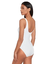 Lauren Ralph Ring Over The Shoulder Tummy Control One Piece Swimsuit