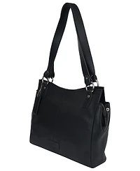 Mancini Pebble Kelsea Leather Shoulder Bag