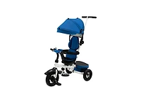 Slickblue Boys Folding Tricycle Baby Stroller with Reversible Seat and Adjustable Canopy