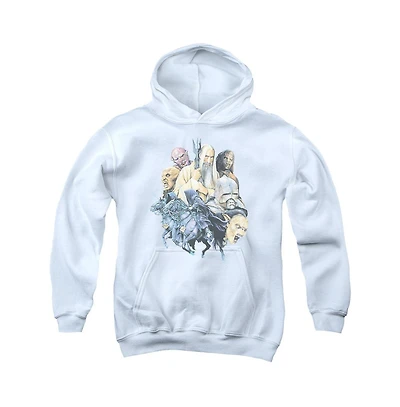 Lord Of The Rings Youth Collage Evil Pull Over Hoodie / Hooded Sweatshirt