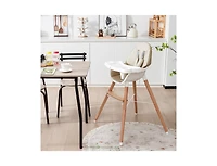 Slickblue Toddler High Chair with Dishwasher Safe Tray