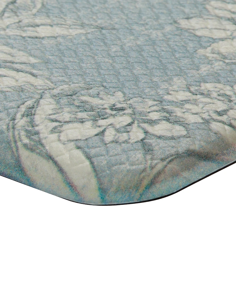 Laura Ashley Iris Wellness Mats, 17.5" X 60"