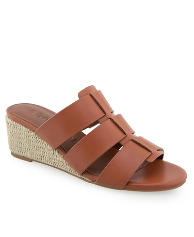 Aerosoles Women's Wilma Slip-On Wedge Sandals