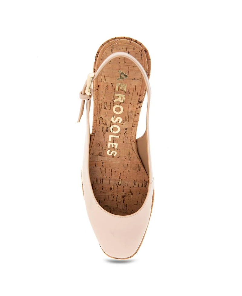 Aerosoles Women's Aria Wedge Slingbacks