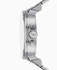 Diesel Men's Mr. Daddy 2.0 Chronograph Silver-Tone Stainless Steel Watch 57mm