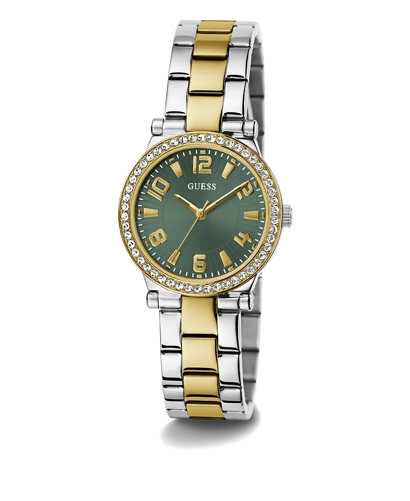 Guess Women's Analog Two-Tone Stainless Steel Watch, 32mm