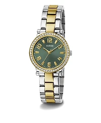 Guess Women's Analog Two-Tone Stainless Steel Watch, 32mm