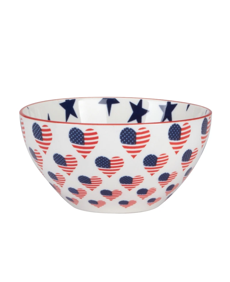 Certified International Patriotic Set of 6 Bowls