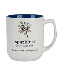 Certified International Patriotic Words Set of 4 Mugs