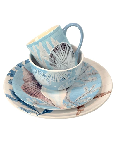 Certified International Beyond the Shore 16 Pc. Dinnerware Set, Service for 4