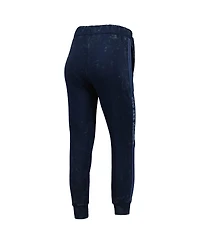 Women's The Wild Collective Navy Boston Red Sox Marble Jogger Pants