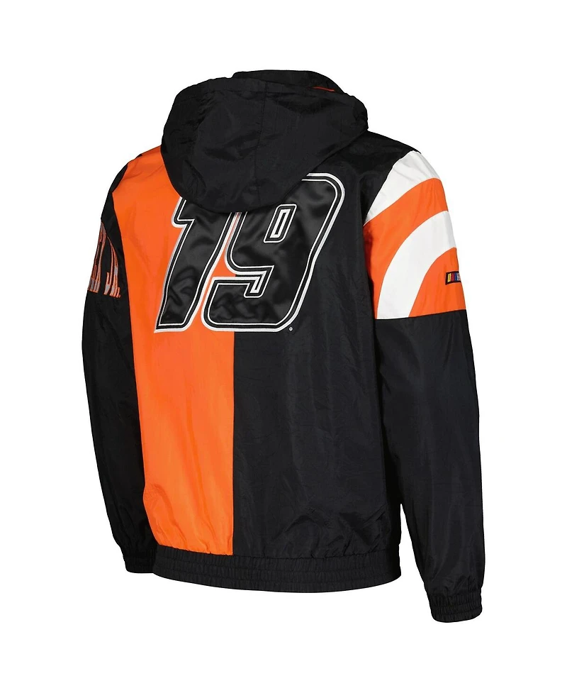 Men's Starter Black Martin Truex Jr Red Zone Full-Zip Jacket