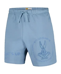 Men's Freeze Max Blue Looney Tunes Skeleton Fleece Shorts