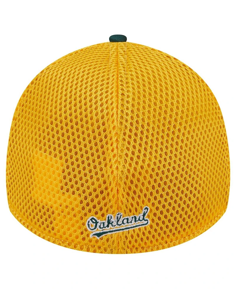 Men's New Era Green Oakland Athletics Neo 39THIRTY Flex Hat