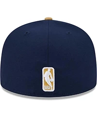 Men's New Era Navy, Gold New Orleans Pelicans Gameday Gold Pop Stars 59FIFTY Fitted Hat