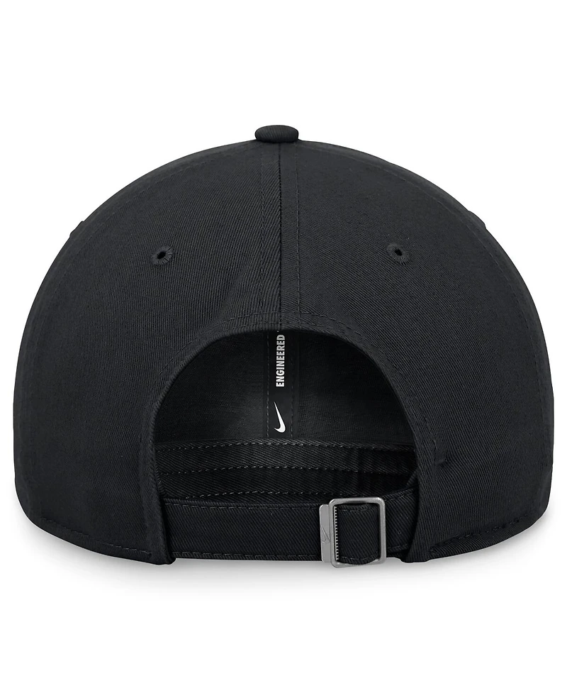 Men's Nike Black Colorado Rockies Evergreen Club Adjustable Hat