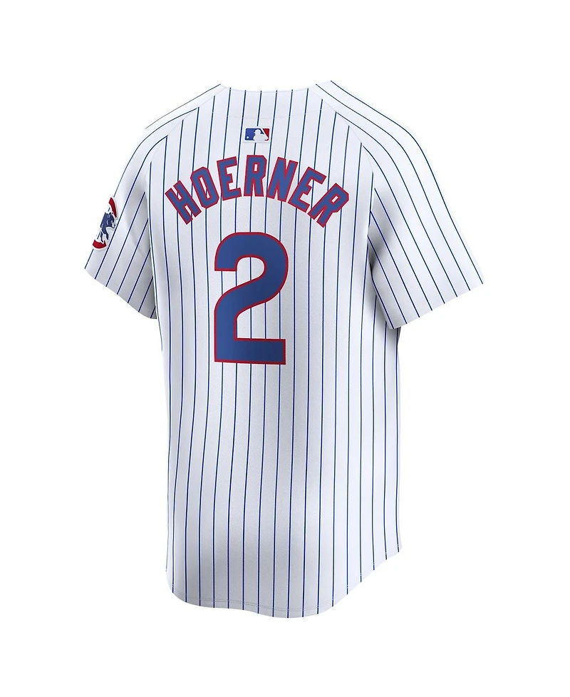 Men's Nike Nico Hoerner White Chicago Cubs Home Limited Player Jersey