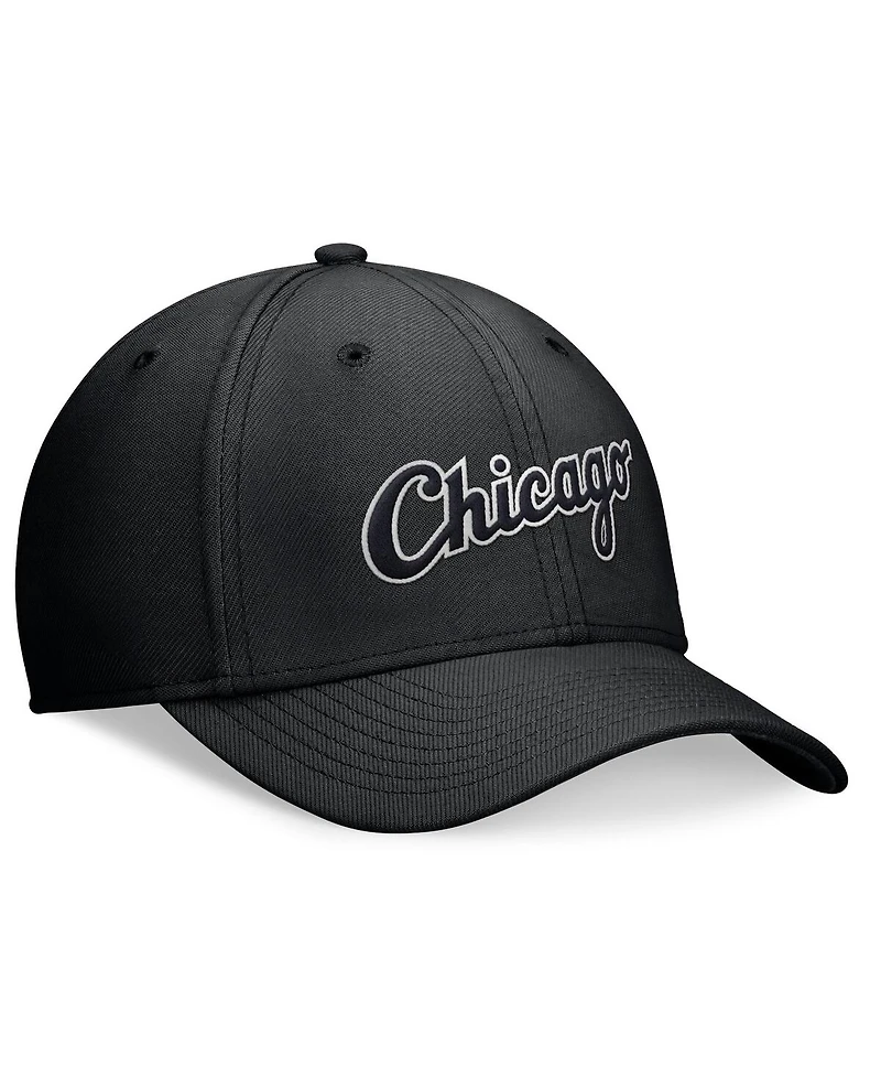 Men's Nike Black Chicago White Sox Evergreen Performance Flex Hat