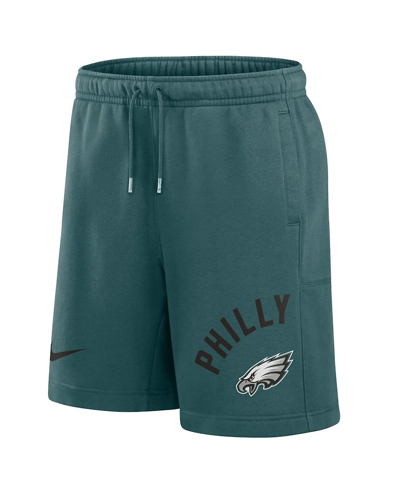 Men's Nike Midnight Green Philadelphia Eagles Arched Kicker Shorts