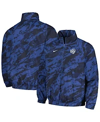 Men's Nike Navy Michigan Wolverines Anorak Half-Zip Jacket