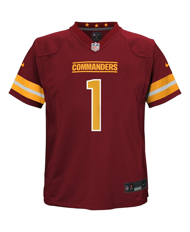Toddler Boys and Girls Nike Jahan Dotson Burgundy Washington Commanders Game Jersey