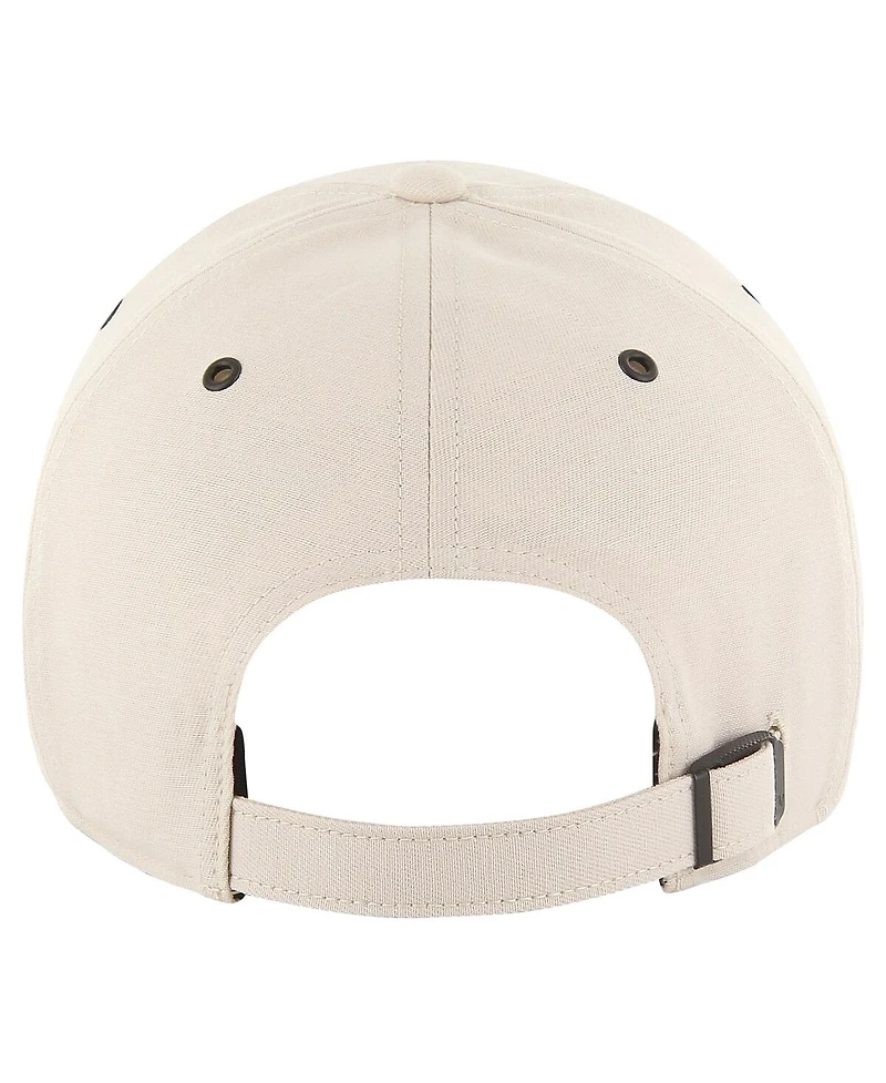 Men's '47 Brand Cream San Antonio Spurs Lunar Clean Up Adjustable Hat