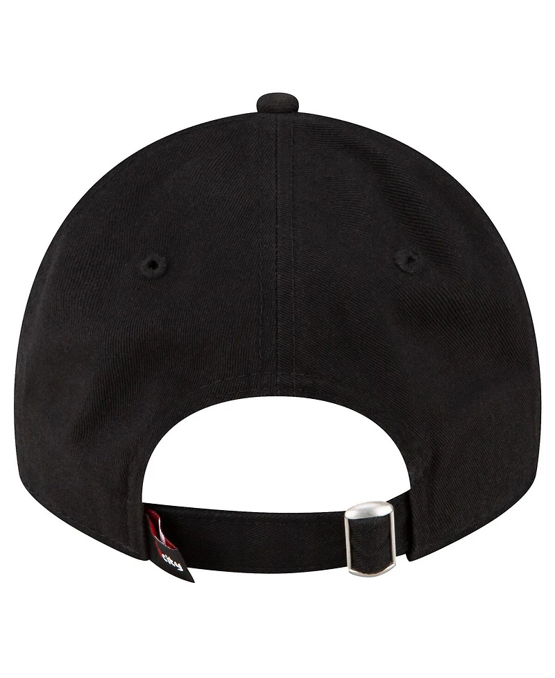 Men's New Era Black Portland Trail Blazers Team 2.0 9TWENTY Adjustable Hat
