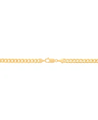 Italian Gold Polished Solid Curb Link 22" Chain Necklace (5-1/2mm) in 10k Gold