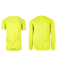 Galaxy By Harvic Men's Short Sleeve Long Moisture-Wicking Quick Dry Performance Crew Neck Tee-2 Pack