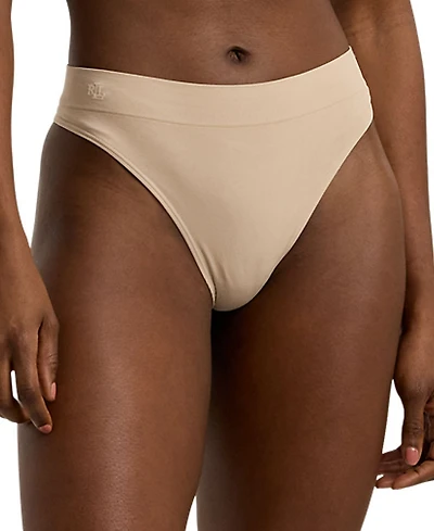 Lauren Ralph Women's Seamless Stretch Jersey Thong Underwear 4L0010