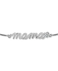 Giani Bernini Cubic Zirconia Mama Heart Bolo Bracelet in Sterling Silver, Created for Macy's