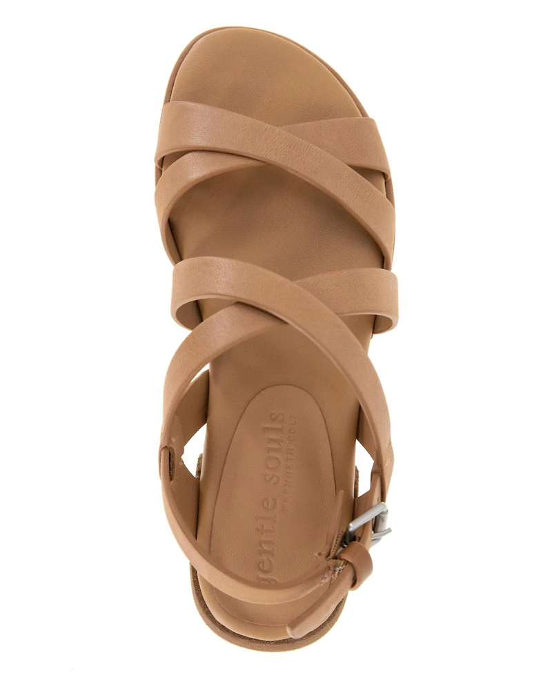 Gentle Souls Women's Helen Buckle Sandals