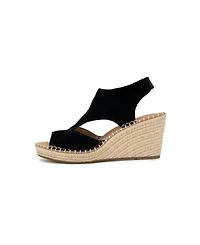 Gentle Souls Women's Cody Wedge Espadrille Sandals