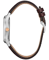 Citizen Eco-Drive Men's Steamboat Willie 1928 Brown Leather Strap Watch 40mm