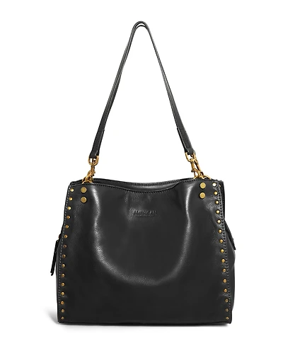 Lenox Studded Triple Entry Satchel