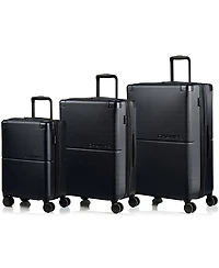Champs 3-Piece Earth Hardside Luggage Set with Usb
