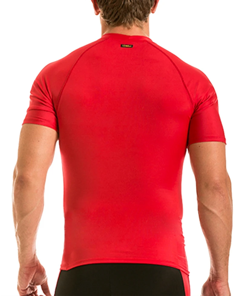 Instaslim Men's Activewear Raglan Short Sleeve Crewneck T-shirt