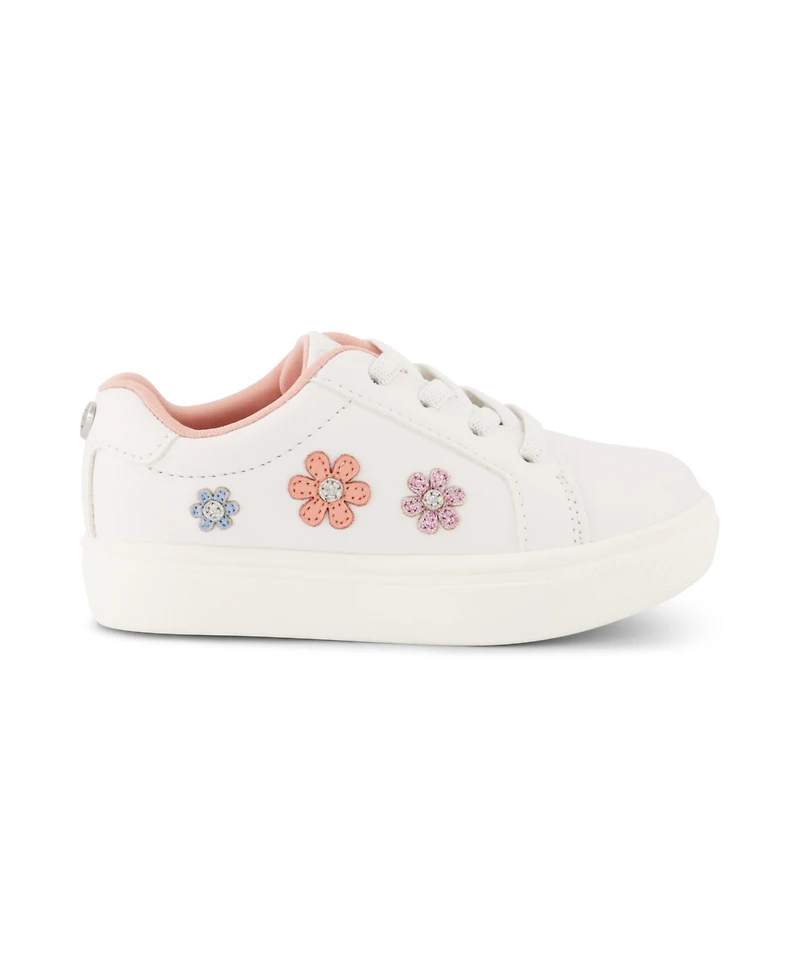 Jessica Simpson Toddler Girls Gina Flower Court Slip On Shoes