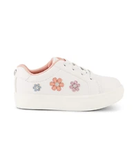 Jessica Simpson Toddler Girls Gina Flower Court Slip On Shoes