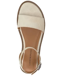 Lucky Brand Women's Kimaya Ankle-Strap Flat Sandals