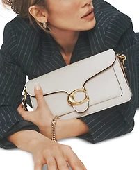 Coach Tabby Medium Polished Pebble Leather Shoulder Bag 26