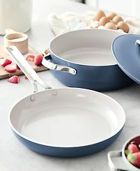 GreenPan Nova 3-Pc. Nonstick Fry & Saute Pan Set