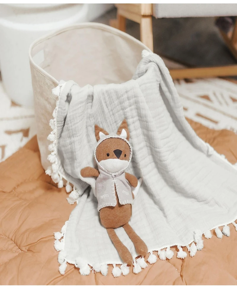 Crane Baby 6-Layer Muslin Blanket Moonstone