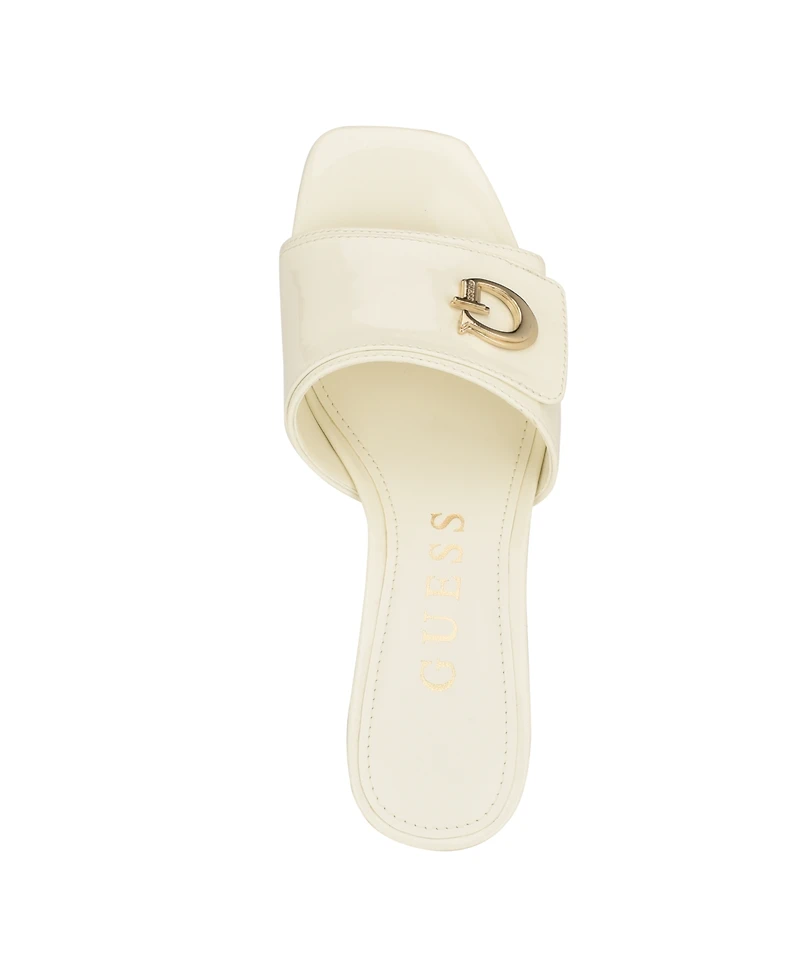 Guess Women's Gallai Block Heel Slip-On Sandals