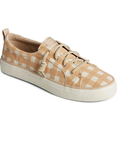 Sperry Women's Crest Vibe Gingham Canvas Sneakers, Created for Macy's