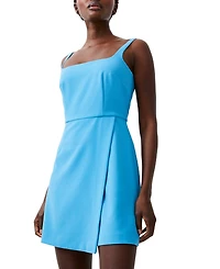 French Connection Women's Whisper Crossover Mini Dress