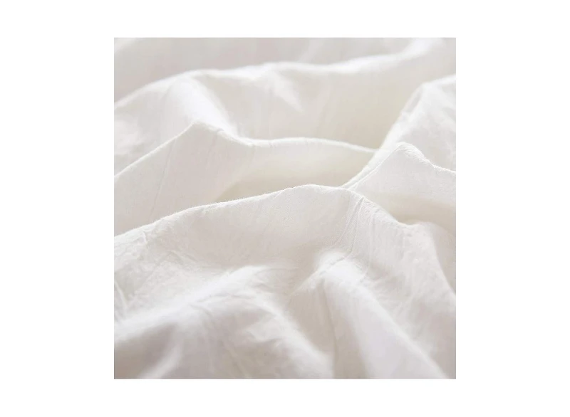 MarCielo 3 Piece Cotton Duvet Cover Set Queen